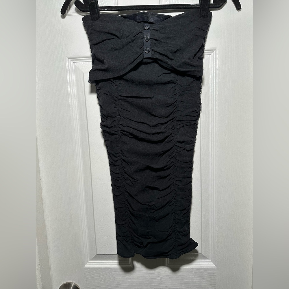 Wolford Black Ruched Skirt